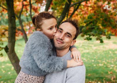 Dad & Daughter Autumn Photoshoot
