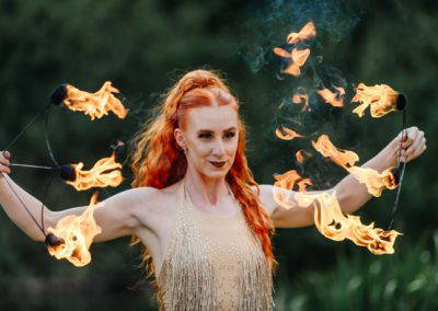 A fire eater