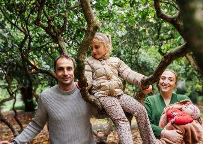 Family photo at Cannon Hill Park