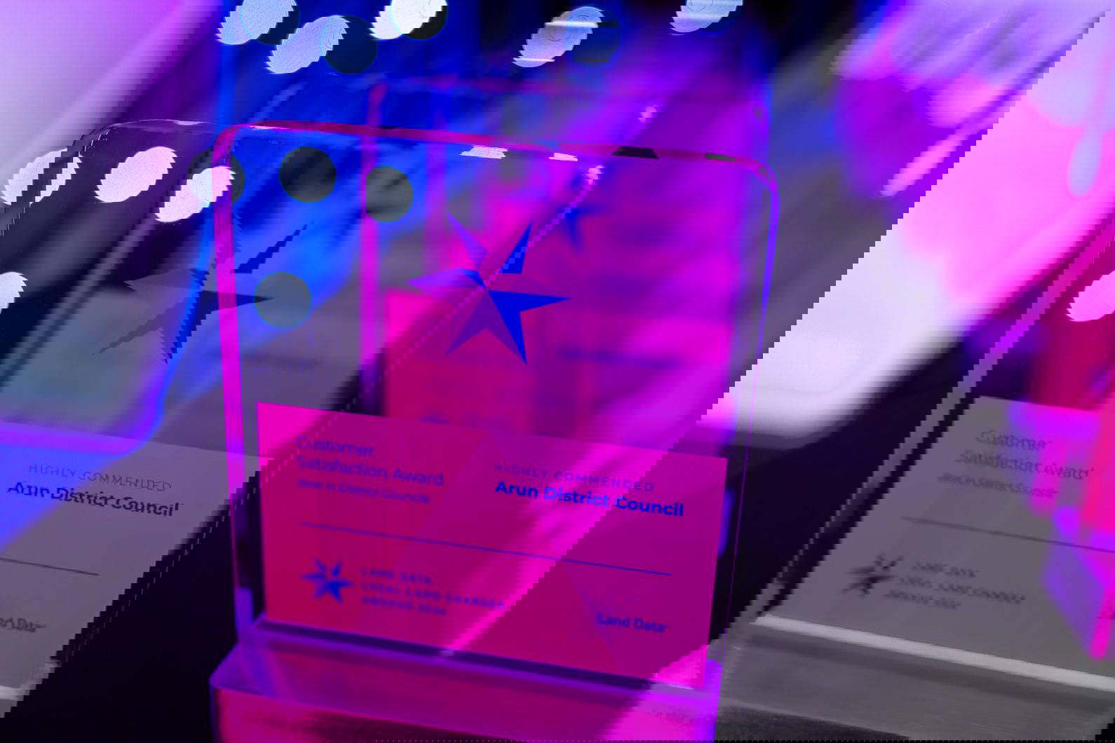 Awards ceremony trophy in Birmingham