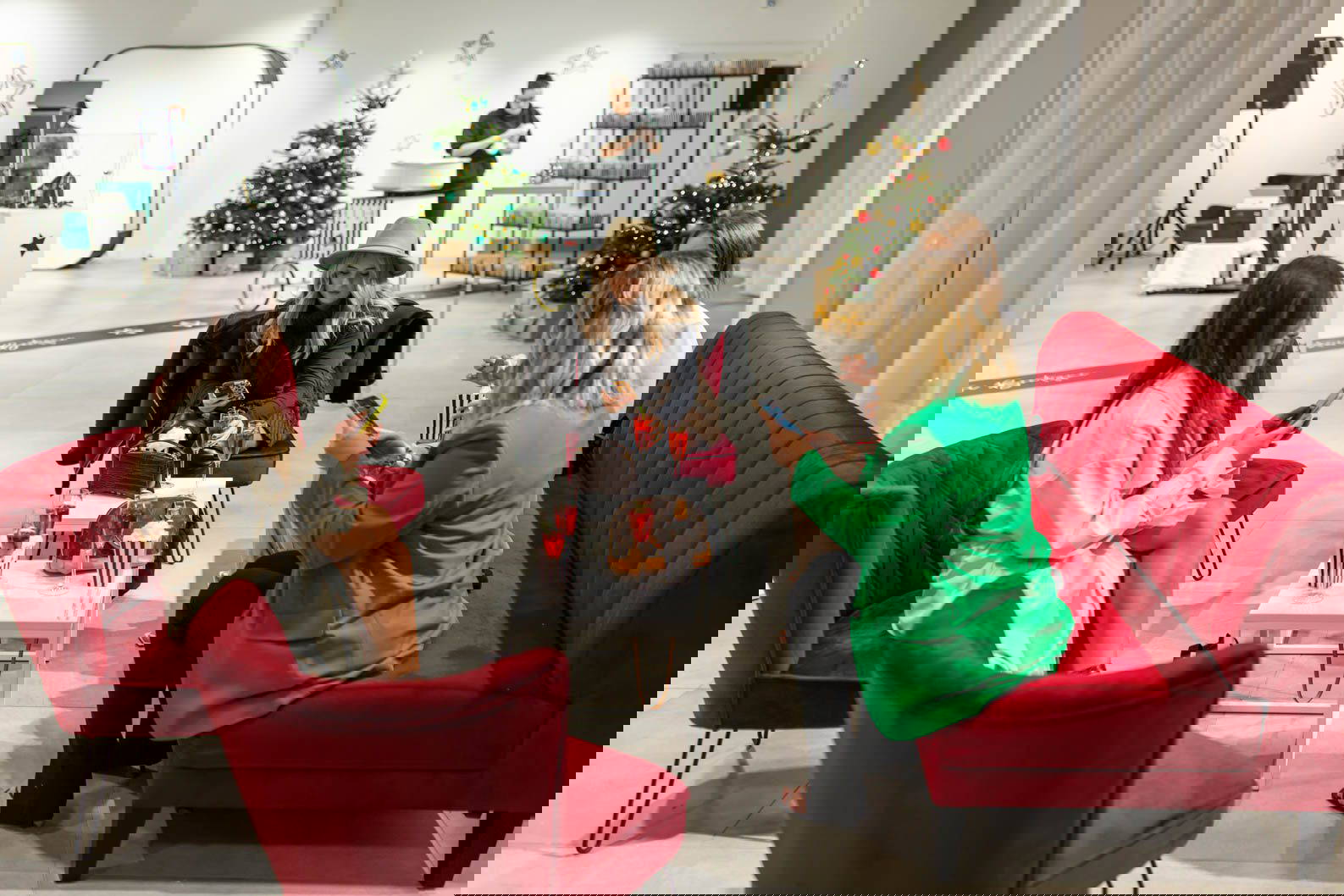 Marketing activation photography showing guests, styling and branding