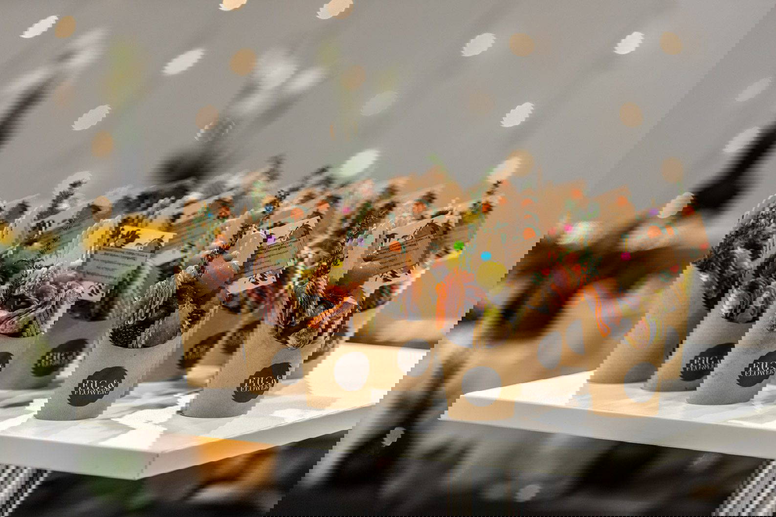 Fig and Favour canapés styled for a luxury brand activation event