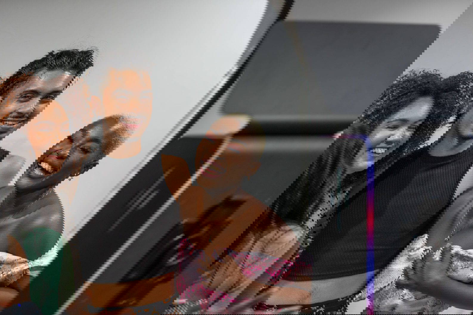 Guests interacting with installations at a marketing activation event