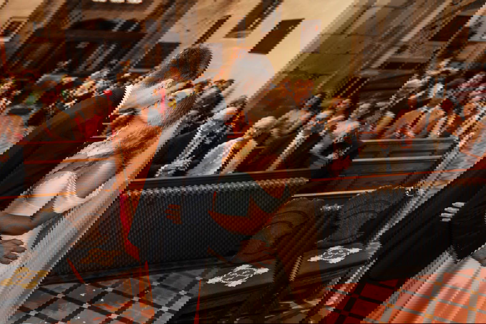 Natural ceremony moment photographed without interruption or posing