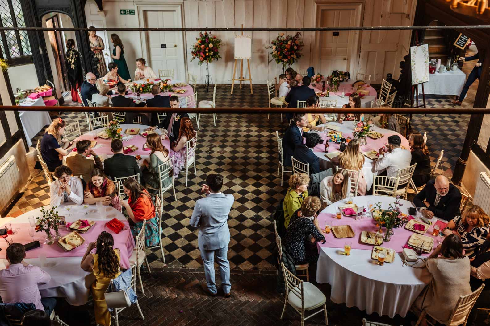 Natural wedding celebration photography in the Midlands during the reception