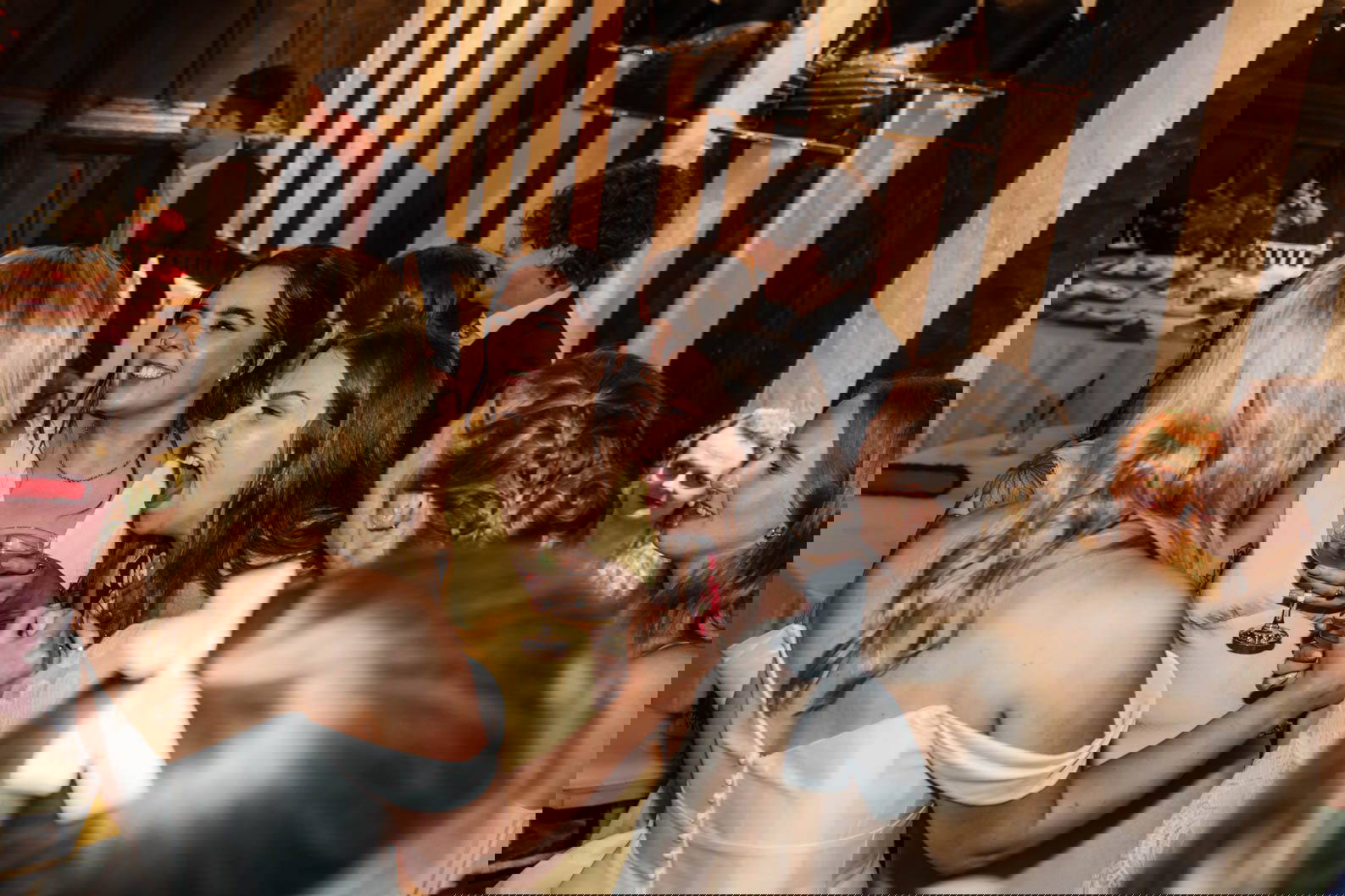 Natural wedding celebration photography in the Midlands during the reception