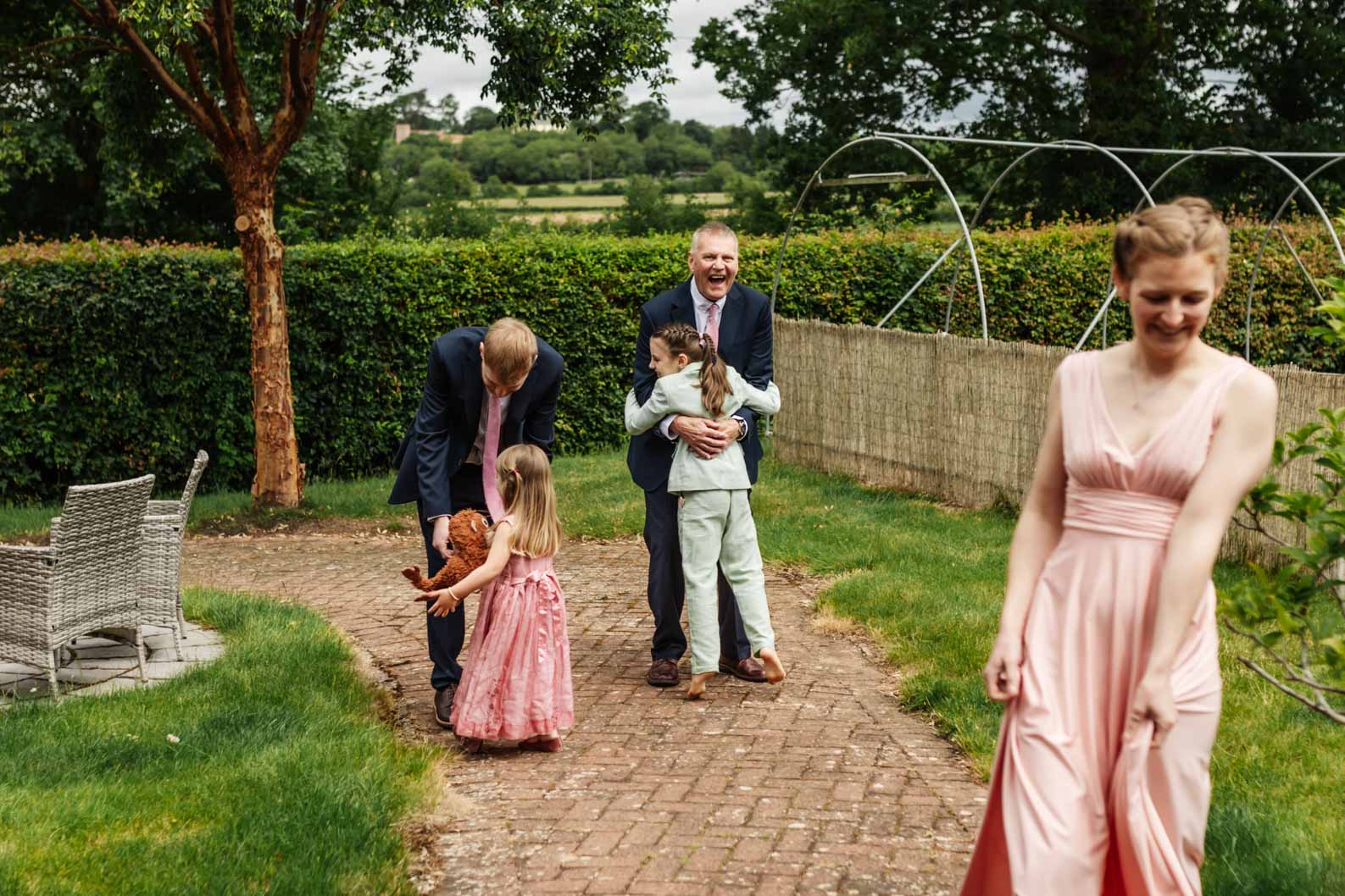 Wedding morning preparation candid moments photographed naturally