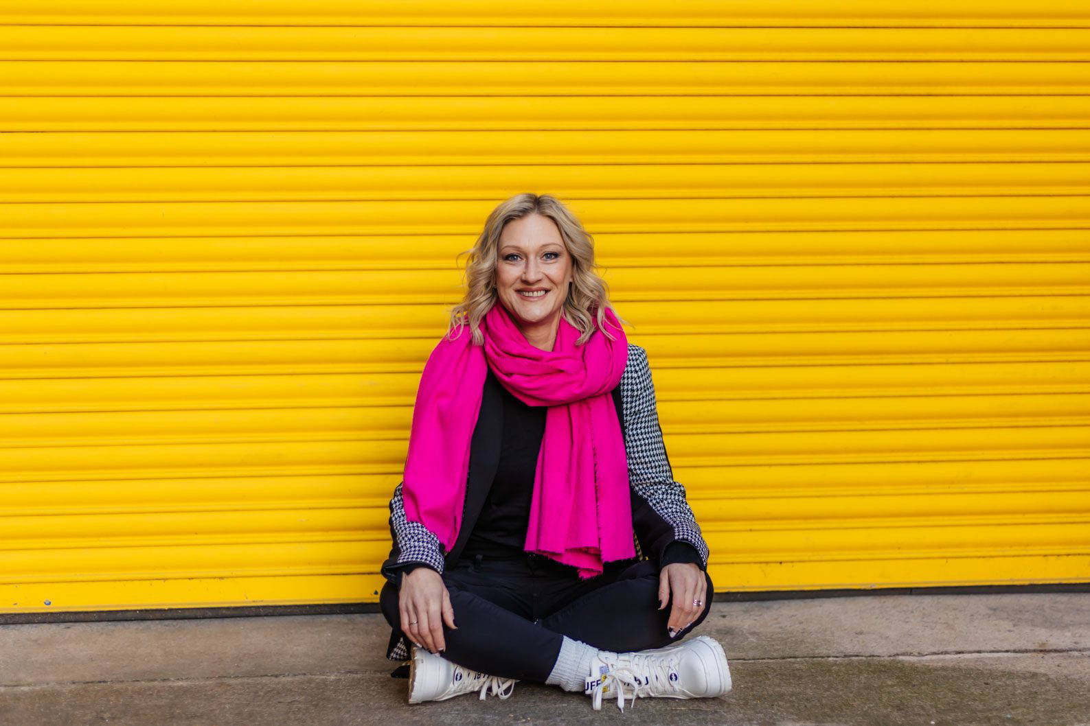 Birmingham headshot photographer capturing natural portrait in Digbeth creative district