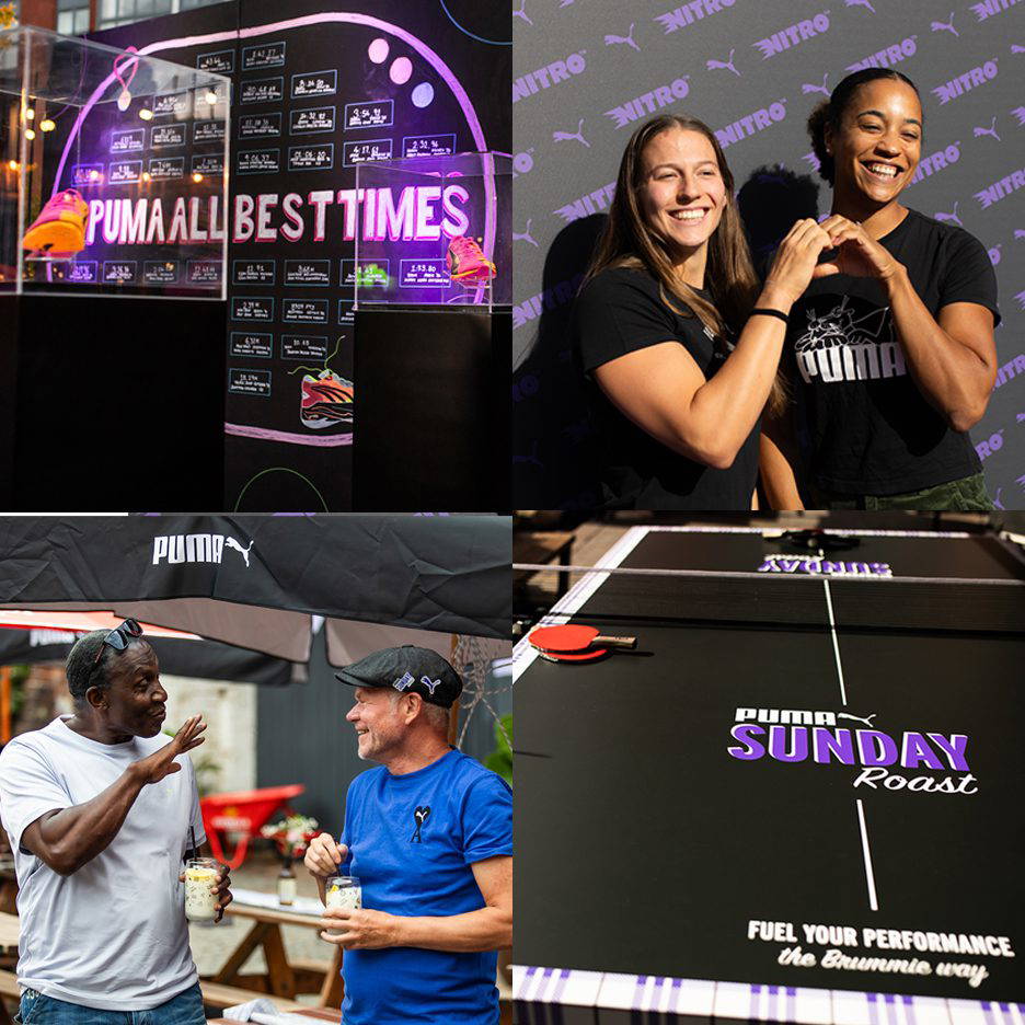 Puma Activation in Birmingham Athletes enjoying an event for Puma